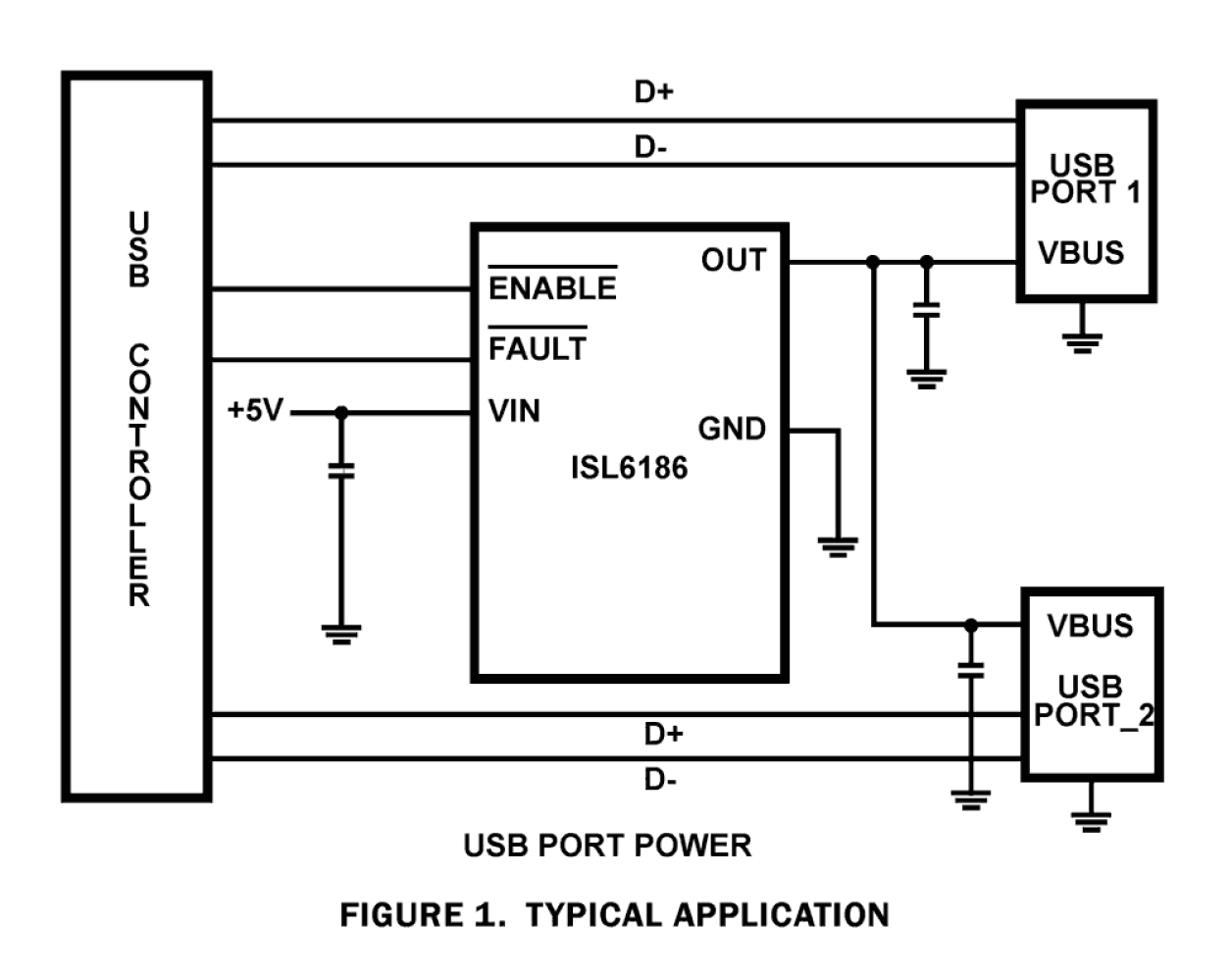 ISL6186XXC_ISL6186XXI Functional Diagram