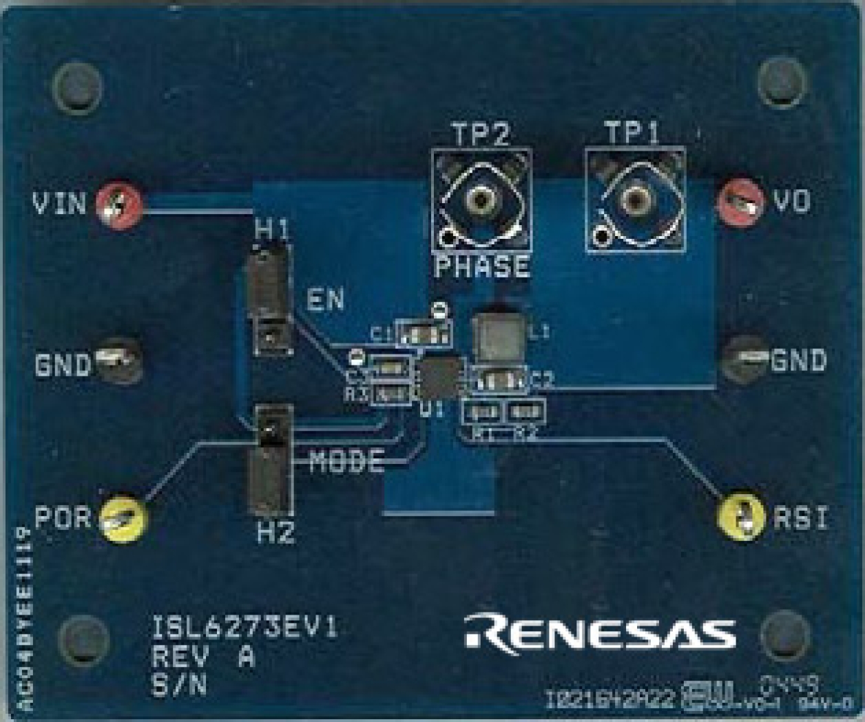 ISL6273EVAL1 Evaluation Board