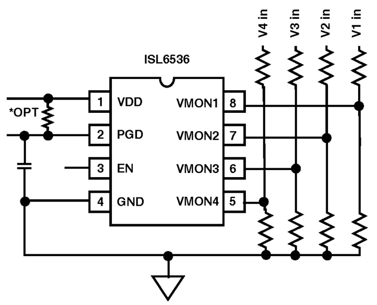 ISL6536 Functional Diagram
