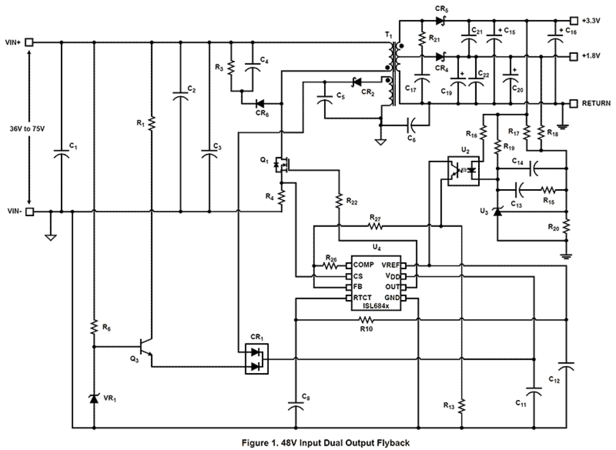 ISL684x Functional Diagram