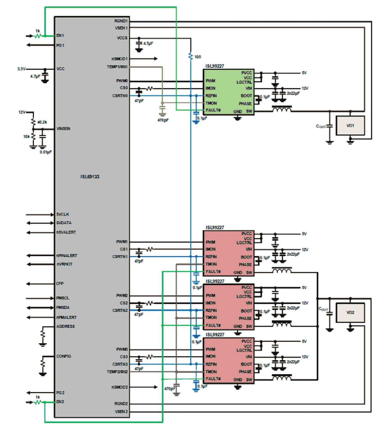ISL69133 Functional Diagram