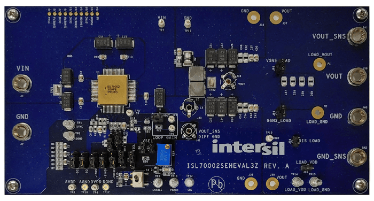 ISL70002SEHEVAL3Z Differential Remote Sensing Evaluation Board
