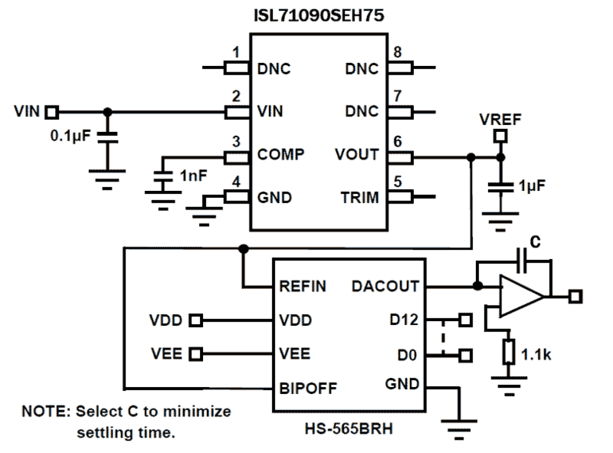 ISL71090SEH75 Functional Diagram