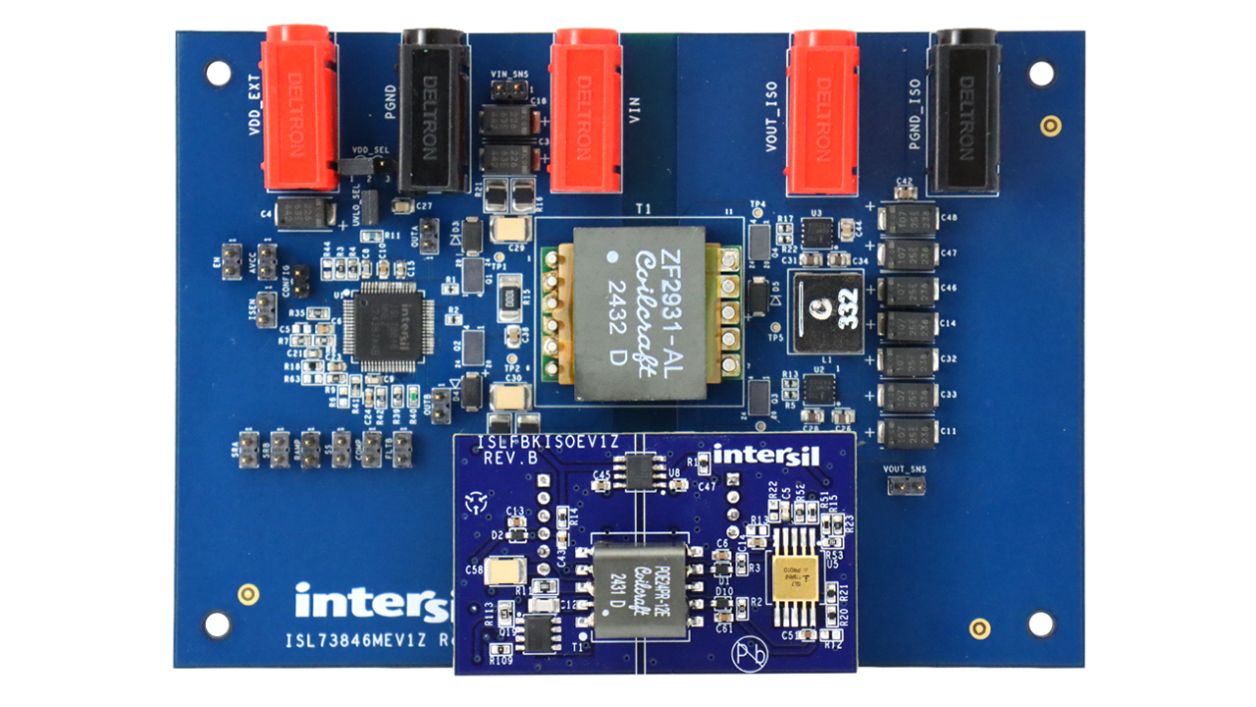 ISL73846MEV1Z Evaluation Board - Top