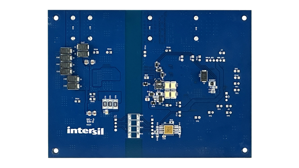 ISL73846MEV2Z Evaluation Board - Bottom
