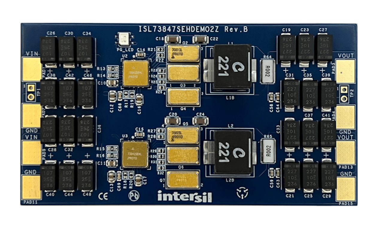 ISL73847SEHDEMO2Z Demonstration Board