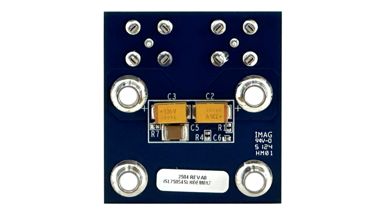 ISL75054SLHDEMO1Z Demonstration Board - Bottom