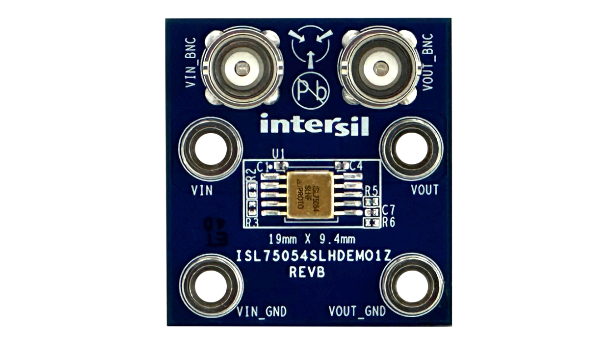 ISL75054SLHDEMO1Z Demonstration Board - Top