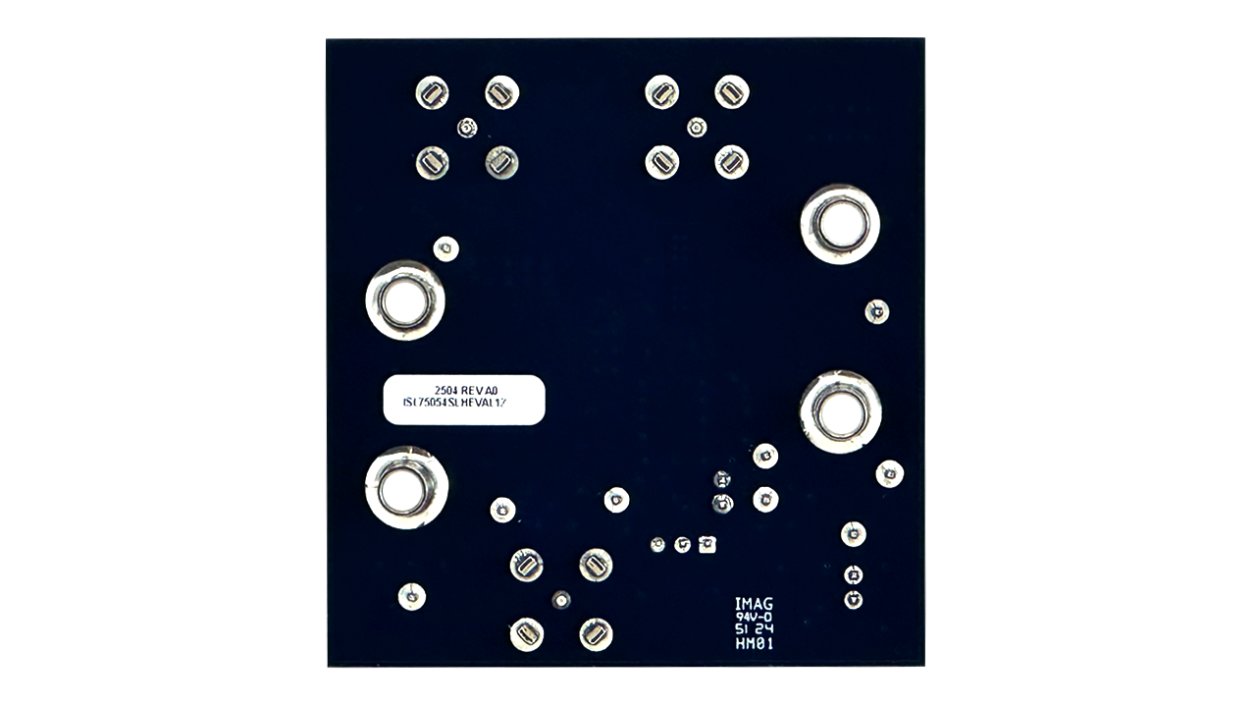 ISL75054SLHEVAL1Z Evaluation Board - Bottom