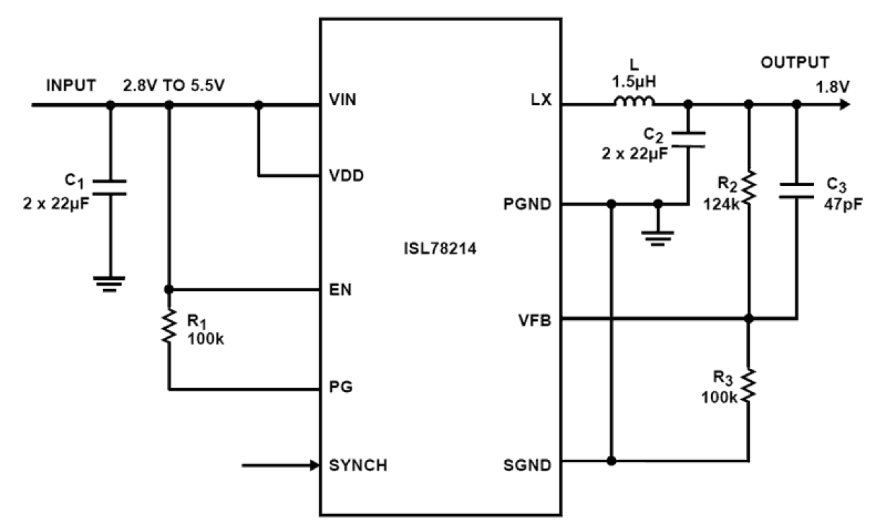 ISL78214 Functional Diagram