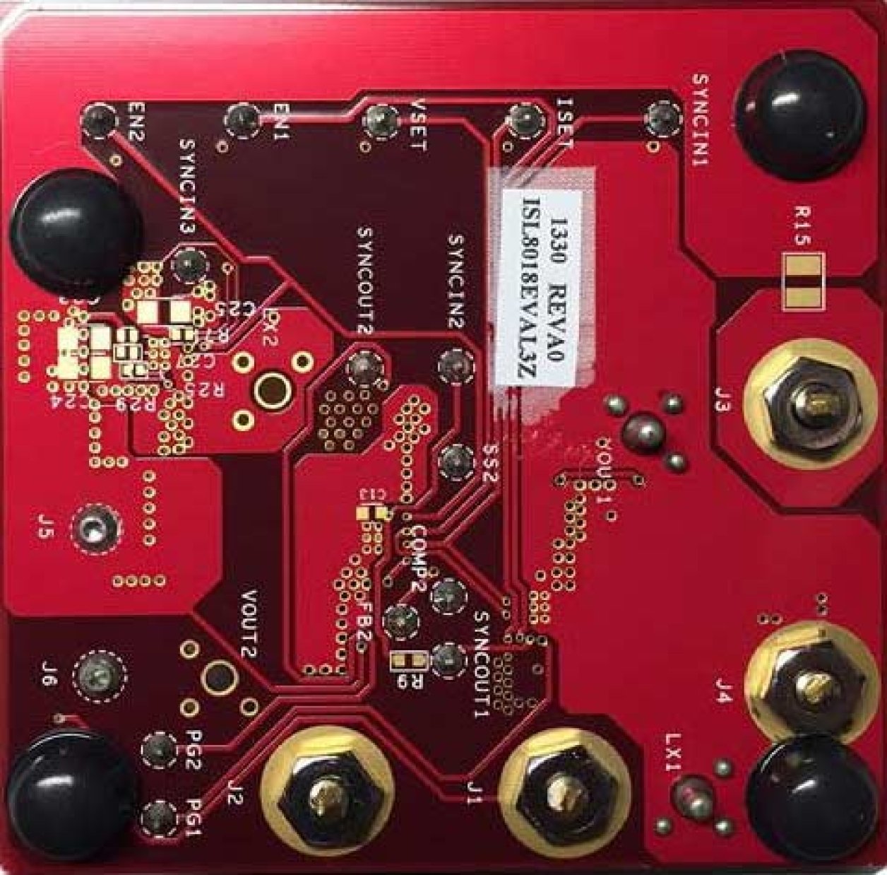 ISL8018EVAL3Z Board Bottom