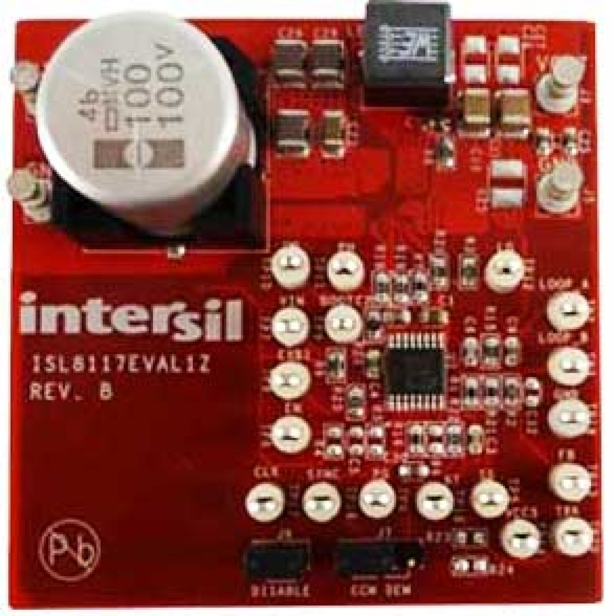 ISL8117EVAL1Z Step-down PWM Controller Evaluation Board