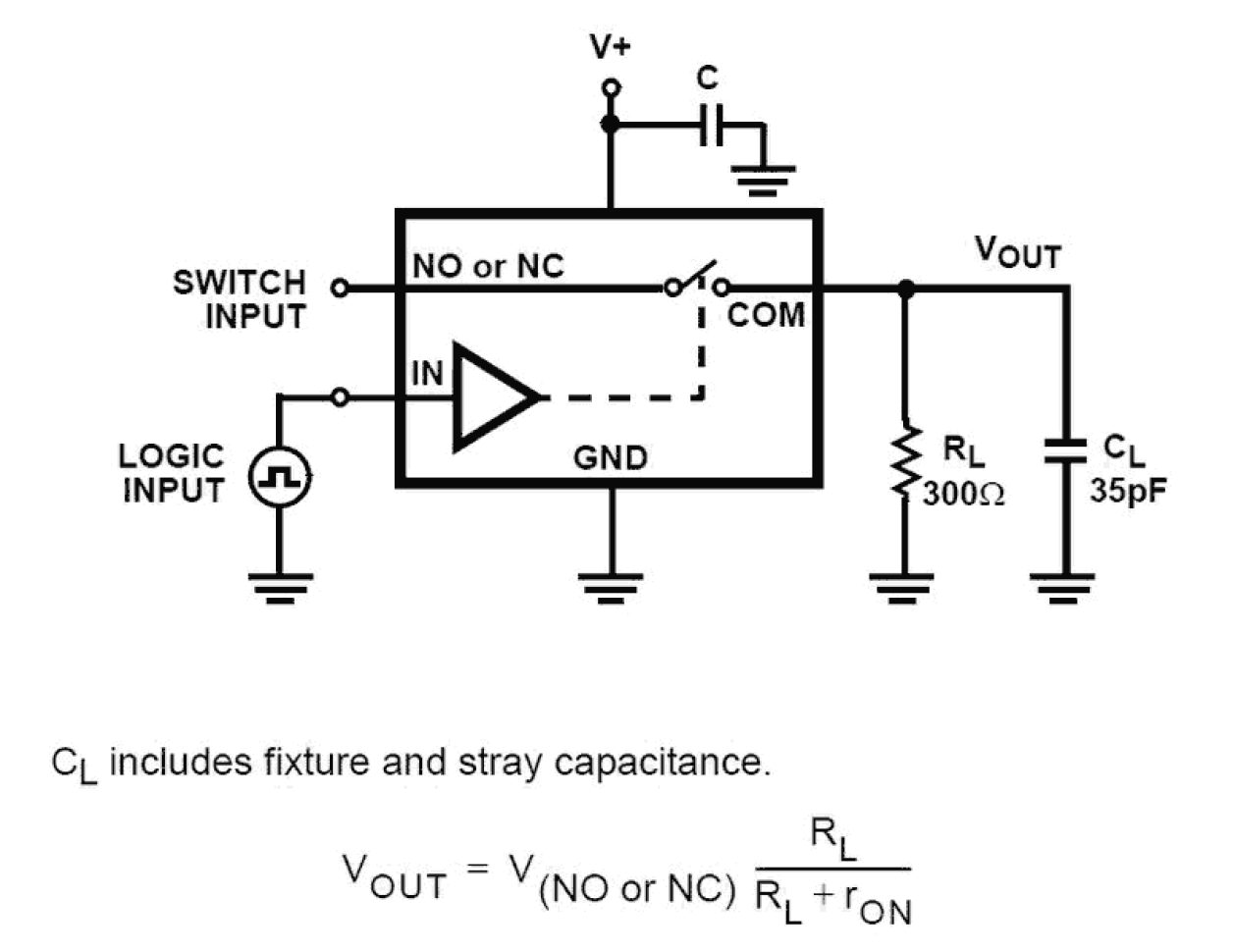 ISL84514_ISL84515 Functional Diagram