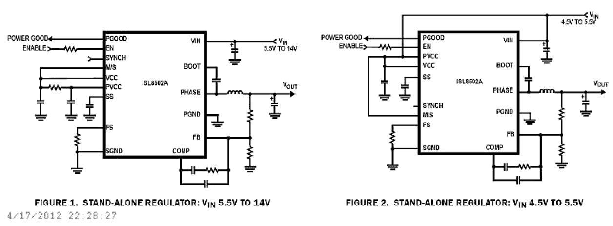 ISL8502A Functional Diagram