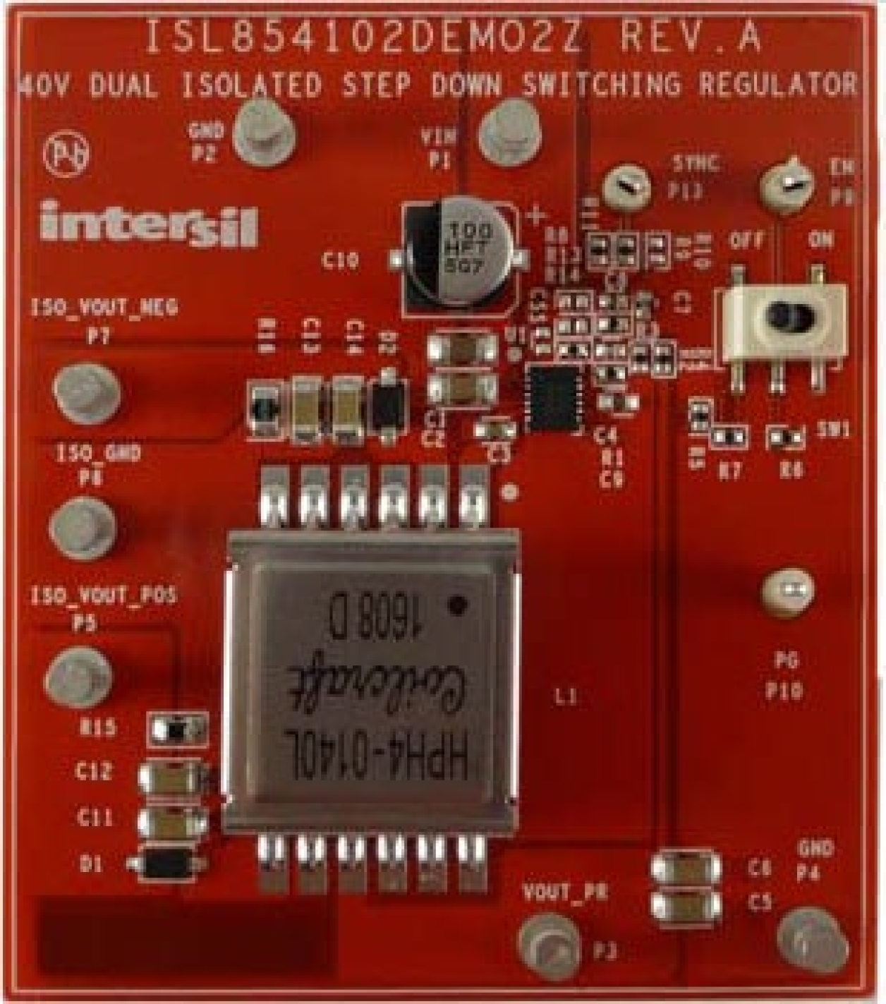 ISL854102DEMO2Z Board Top