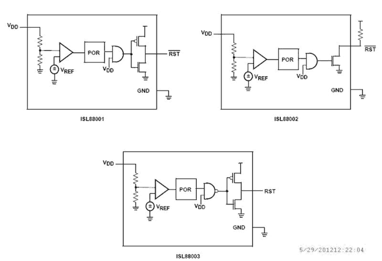 ISL8800x Functional Diagram