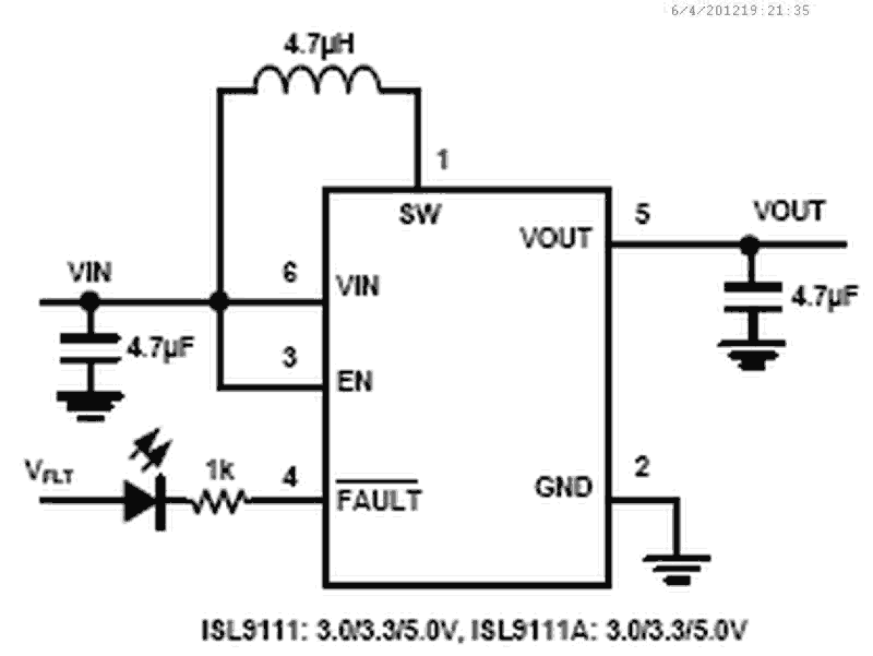 ISL9111_ISL9111A Functional Diagram