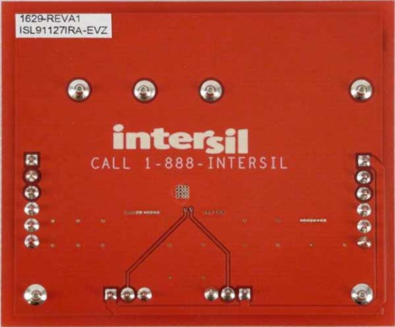 ISL91127IRA-EVZ Buck-Boost Regulator Board Bottom