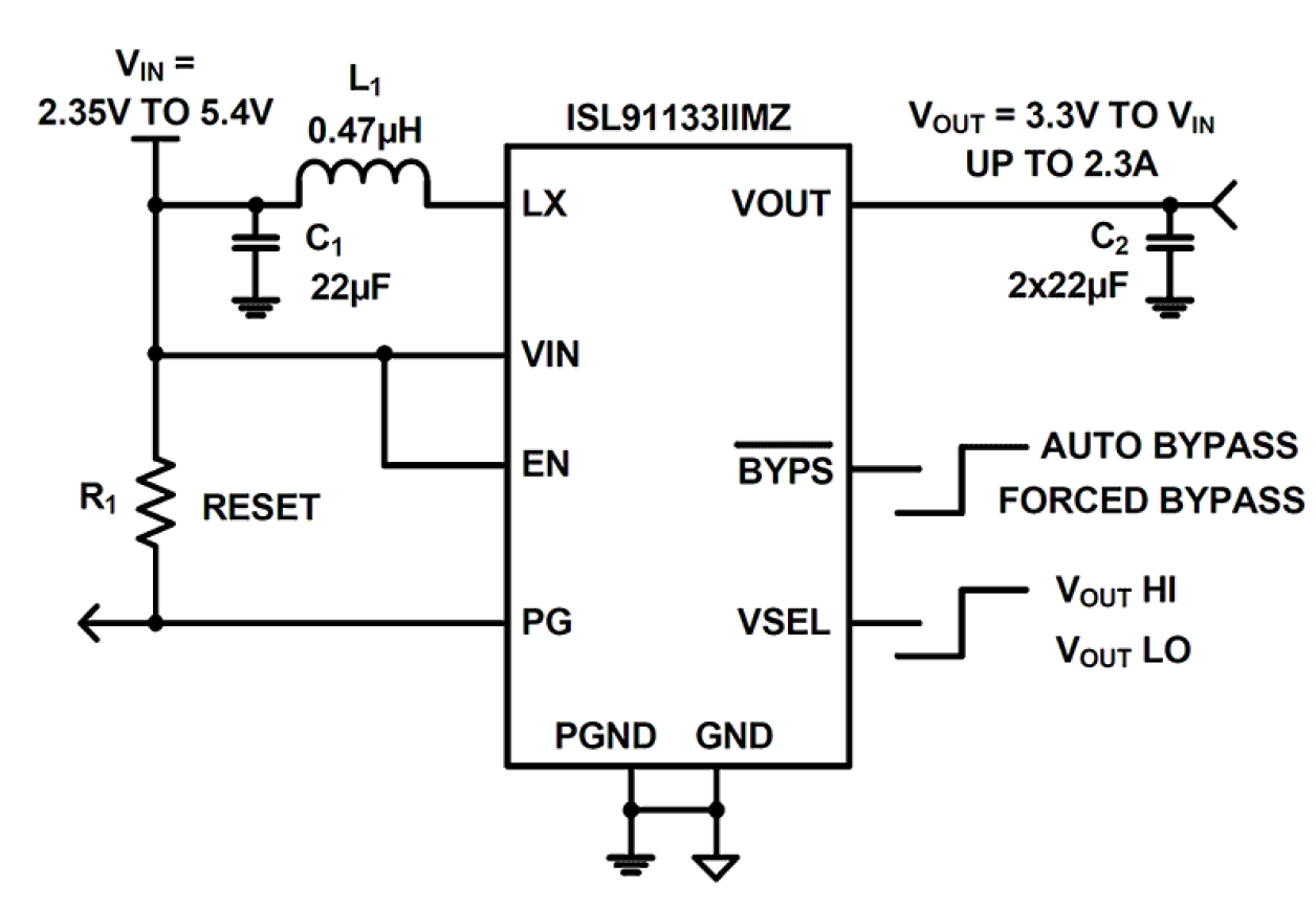 ISL91133 Functional Diagram