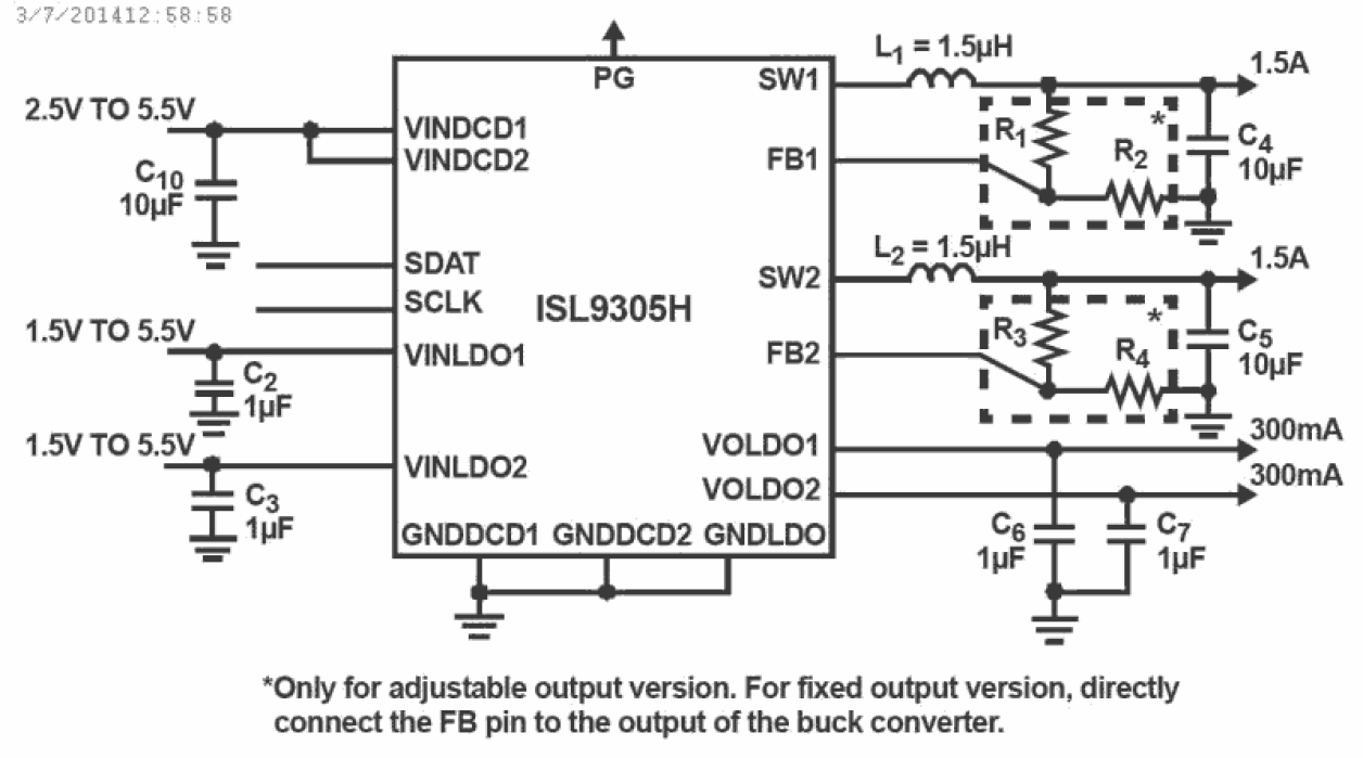 ISL9305H Functional Diagram