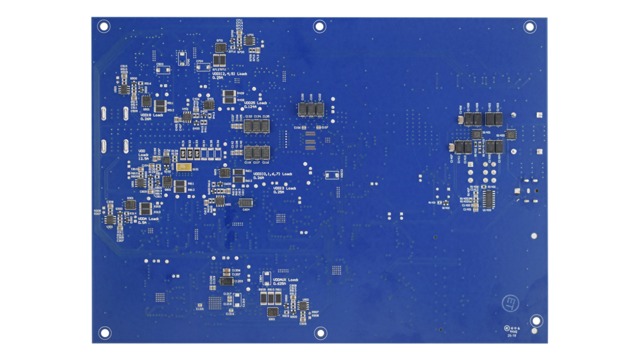ISLRTPFDEMO1Z + ISL71148VMREFEV2Z Reference Design Board - Bottom