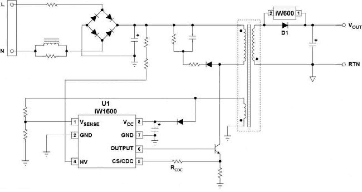 iW1600 Typical Applications Diagram