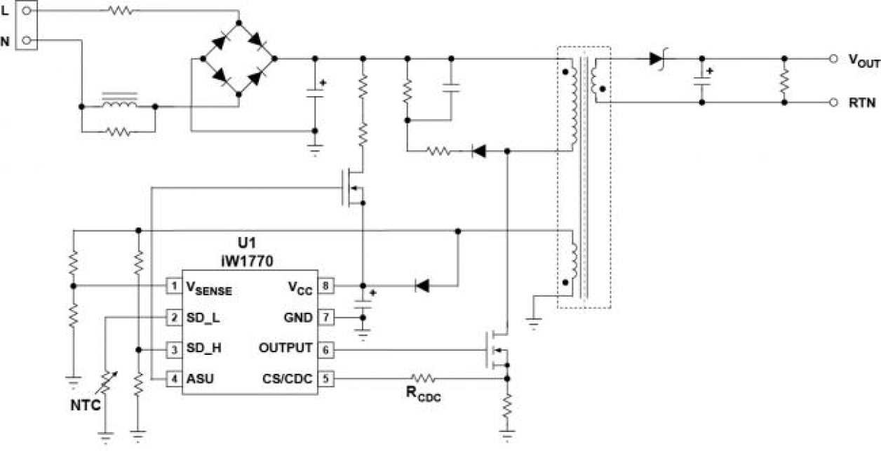 iW1770 Typical Applications Diagram