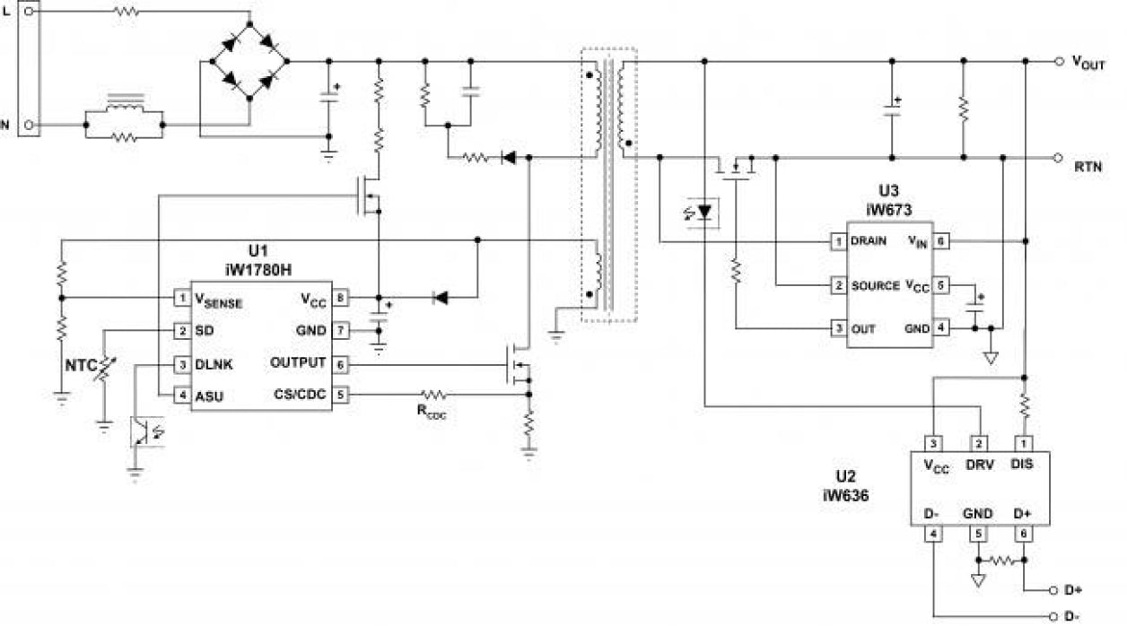 iW1780H Typical Applications Diagram