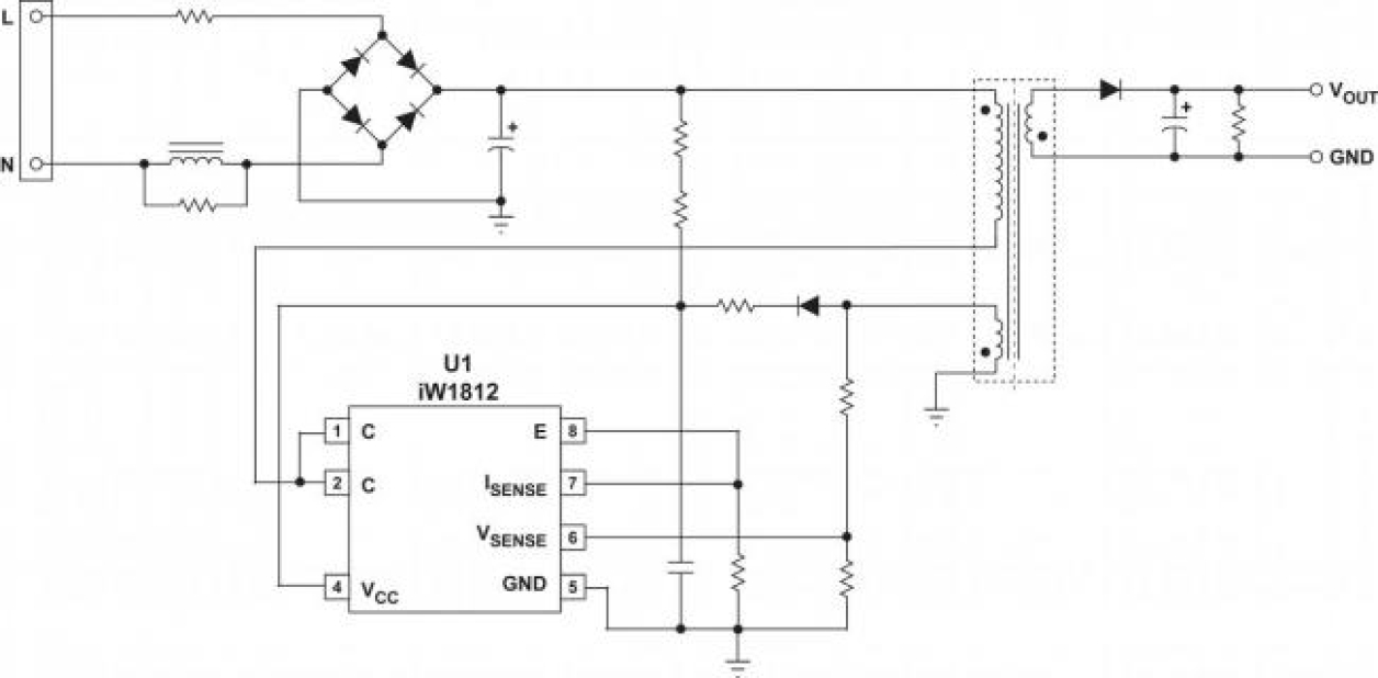 iW1812 Typical Applications Diagram