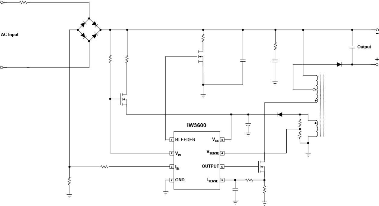 iW3600 Typical Applications Diagram