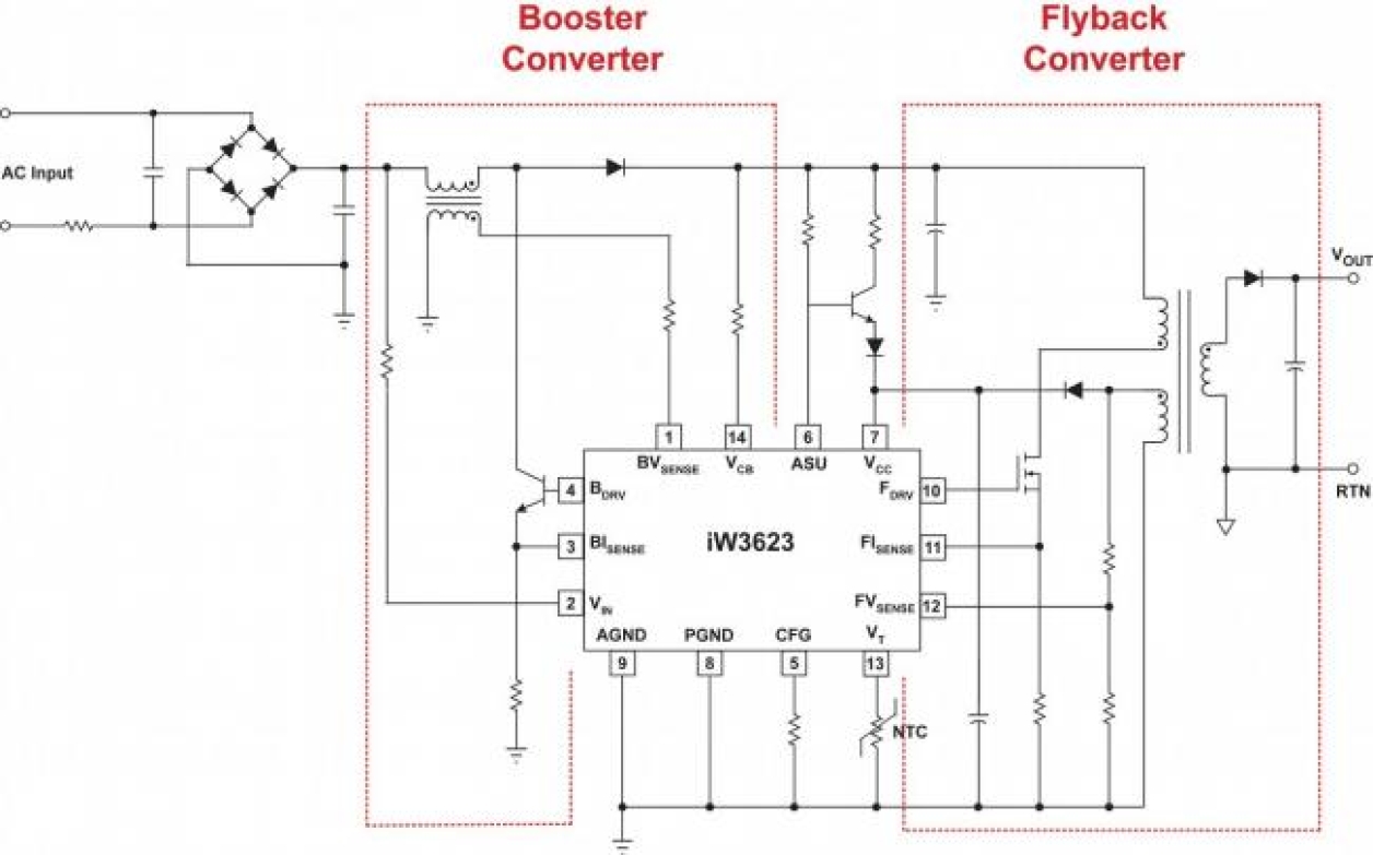 iW3623 Typical Applications Diagram