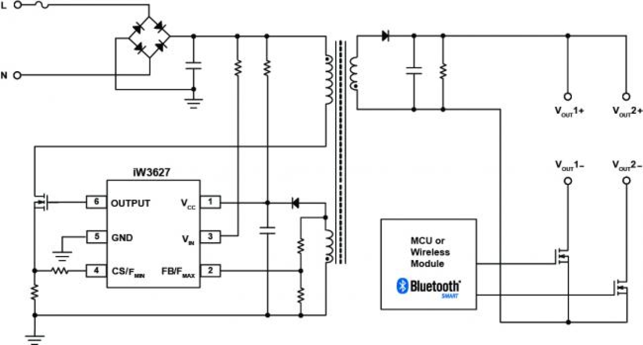 iW3627 Typical Applications Diagram