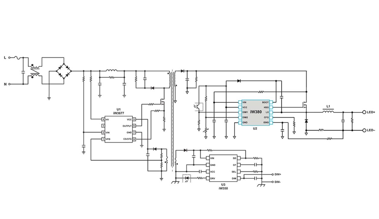 iW380 Typical Applications Diagram