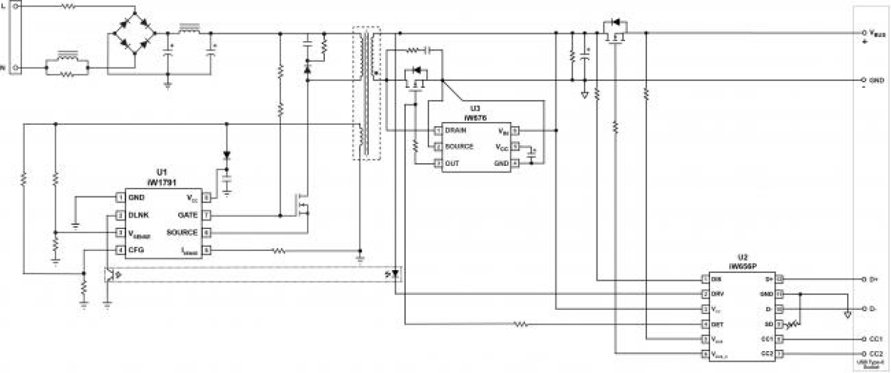 iW656P Typical Applications Diagram