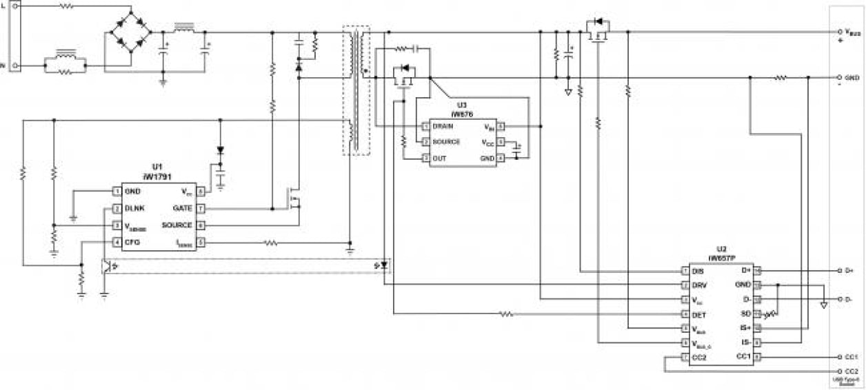 iW1791/iW657P Typical Applications Diagram 