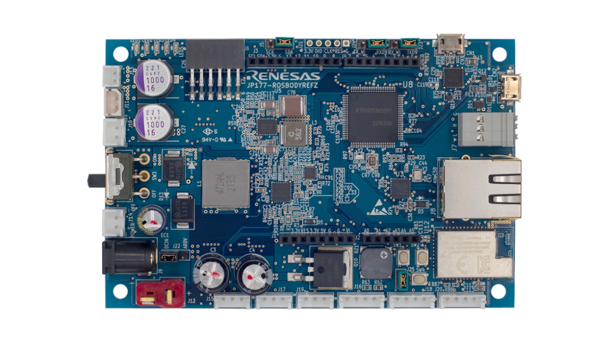 JP177-ROSBODYREFZ 参考设计板 - 顶视图