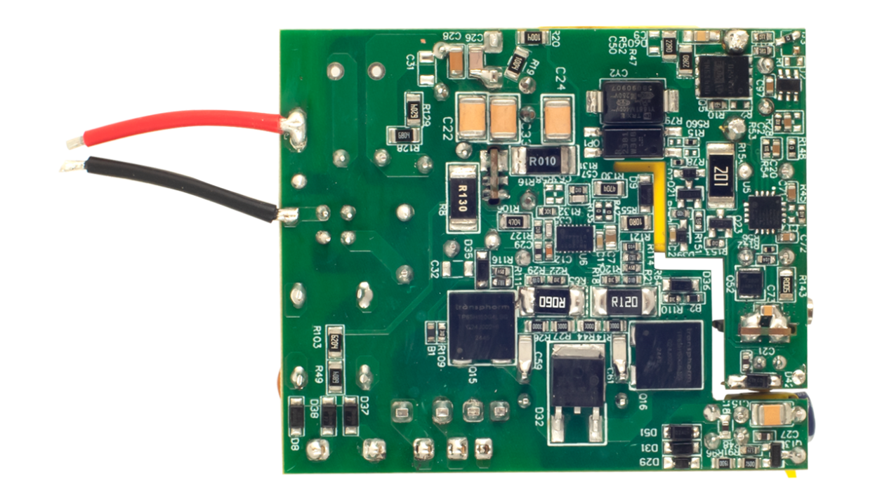 Bottom image of the EBC10293 evaluation board.