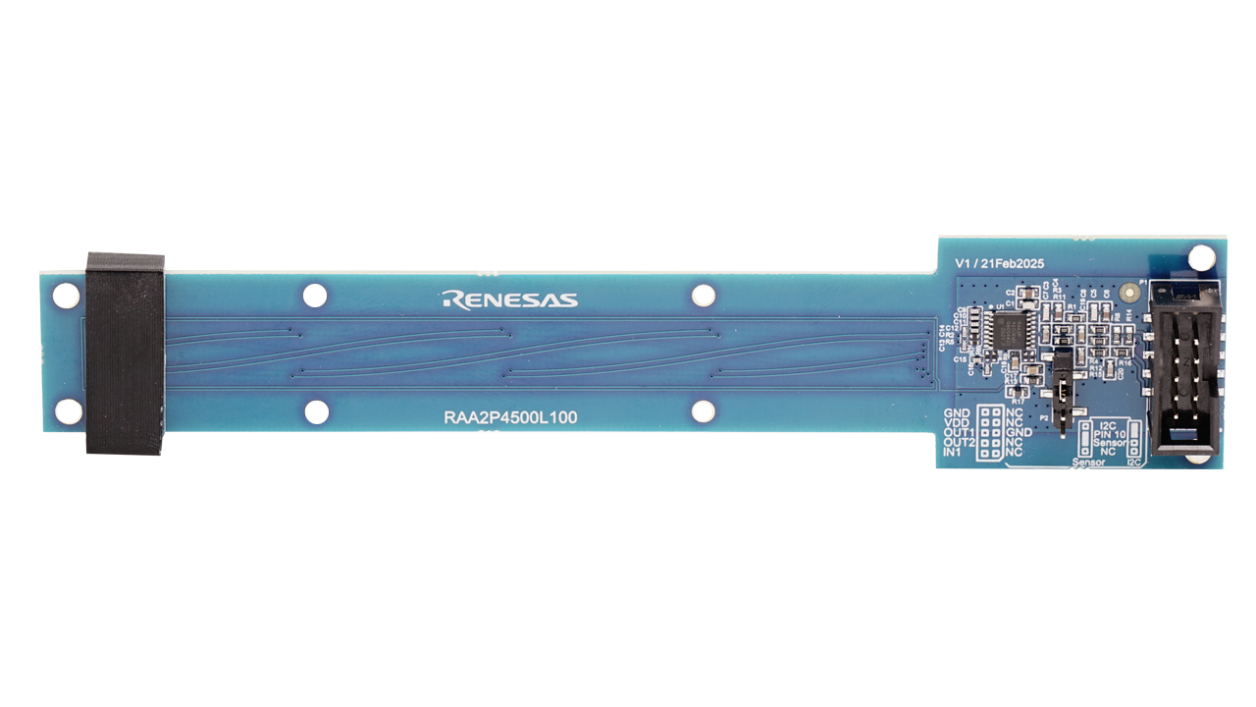 RAA2P4500L100 单线性传感器的顶视图