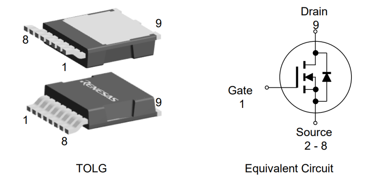 RBE015N10R1SZPV Package Circuit