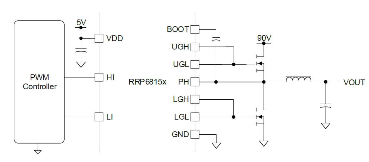 RRP6815X Typical Application Diagram