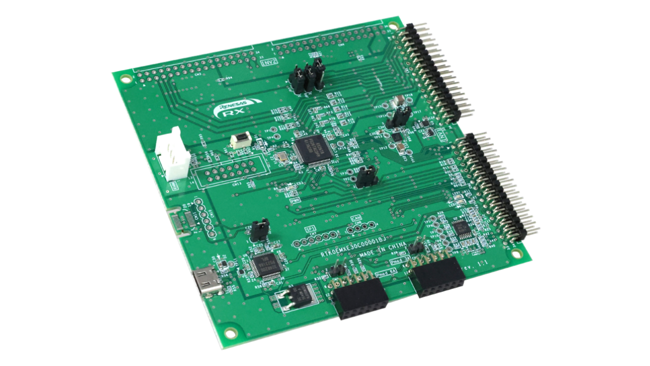 MCB-RX26T-TYPE-C Development Board - Angle