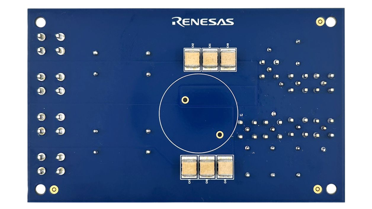 Bottom view of RTKP6815xDE00010BC evaluation board.