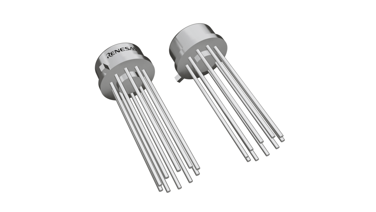3D illustration featuring top and bottom views of CAN IC chip package with 10 lead count.