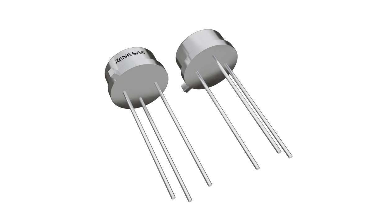 3D illustration featuring top and bottom views of CAN IC chip package with 3 lead count