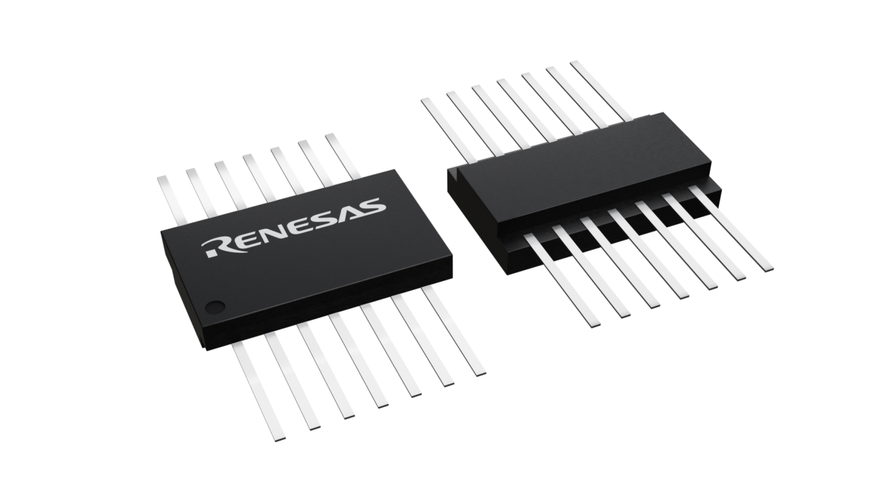 3D illustration featuring top and bottom views of CFP IC chip package with 14 lead count