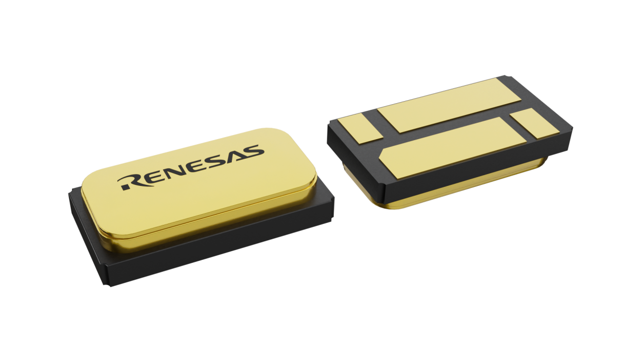3D illustration featuring top and bottom views of CLCC IC chip package with 4 lead count