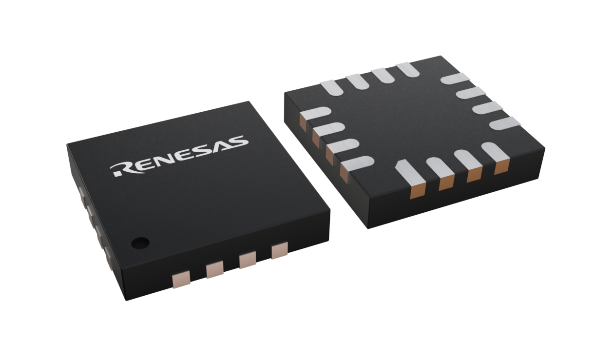 3D illustration featuring top and bottom views of COL IC chip package with 16 lead count