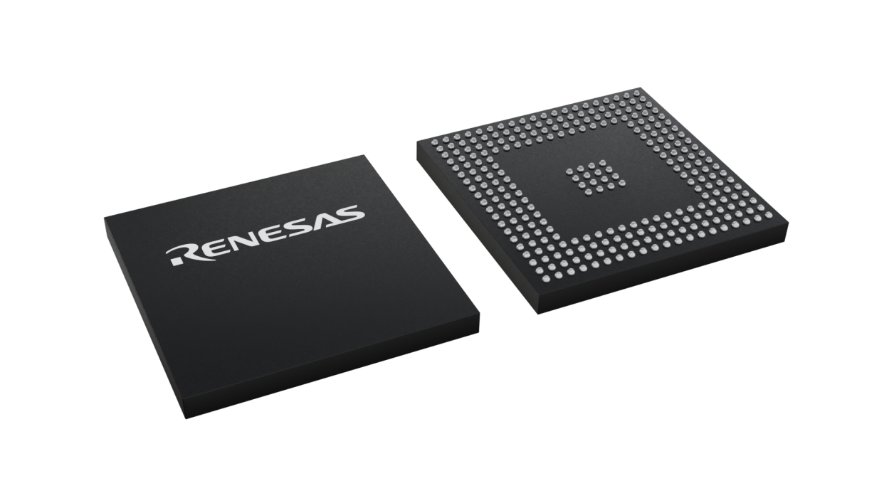 3D illustration featuring top and bottom views of FBGA IC chip package with 272 lead count