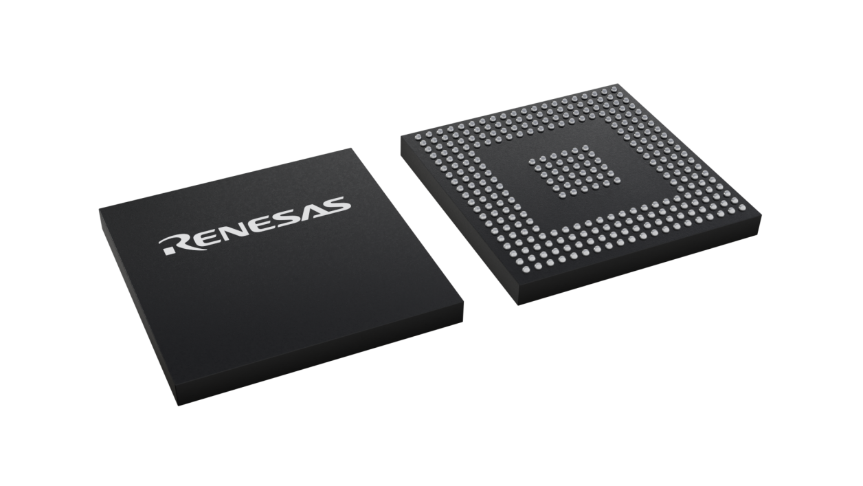 3D illustration featuring top and bottom views of FBGA IC chip package with 292 lead count