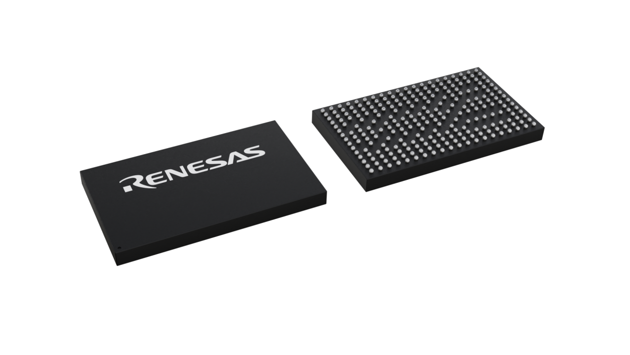 3D illustration featuring top and bottom views of FCCSP IC chip package with 253 lead count.